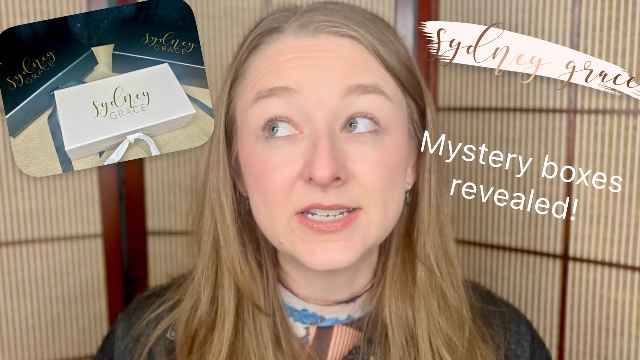 Unboxing my SYDNEY GRACE MYSTERY BOXES - winter nail polish boxes + advent makeup box