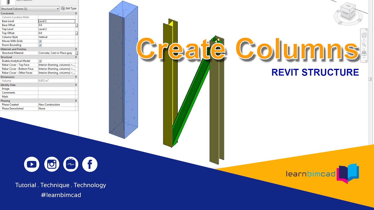Revit Structure - Create Columns (Malaysia)
