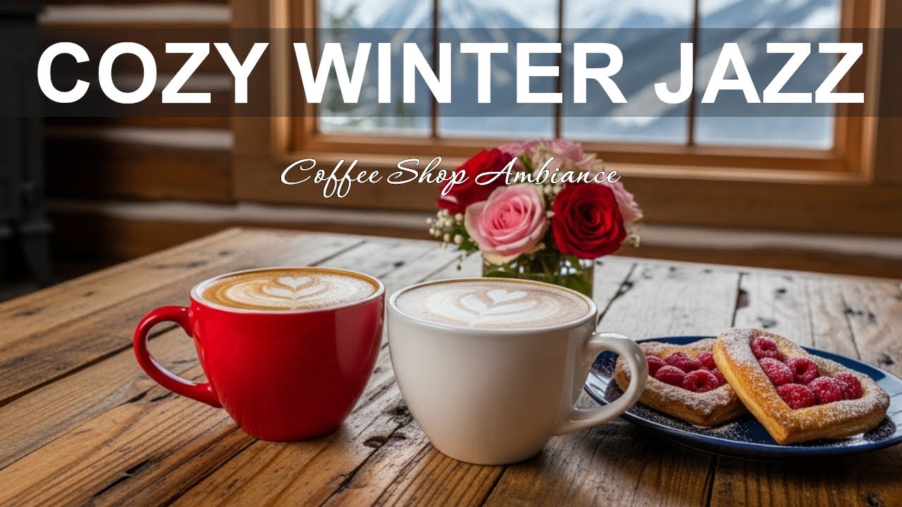 Cozy Winter Jazz ☕❄️ Relaxing Bossa Nova Piano & Elegant Coffee Music for Good Mood