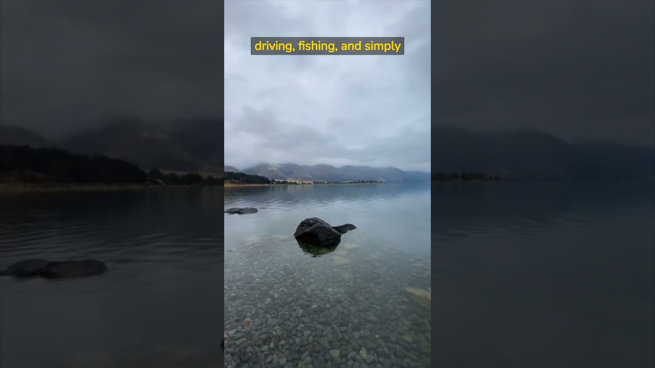Lake Ohau, Secret Destination of New Zealand #shorts #newzealnd #lakeohau