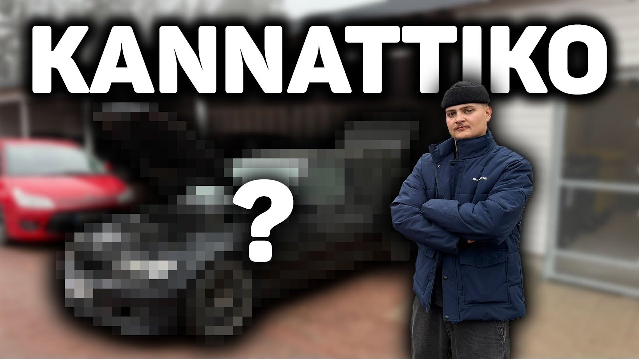 HAETTIIN LENTÄMÄLLÄ RIKKINÄINEN AUTO
