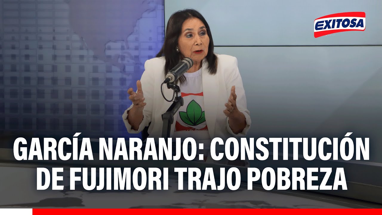 🔴🔵 Aida García-Naranjo: Constitución de Fujimori nos ha dado 11 millones de pobres en Perú