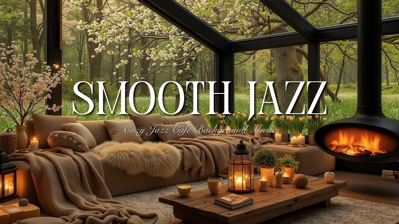 Фоновая музыка уютного джаз-кафе ☕ Релакс-джаз для чтения, учебы и творчества
