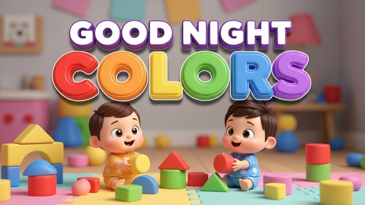 Good Night Colors | Learn Colors for Kids | Bedtime Color story | Giggle whiggle tales | #colors