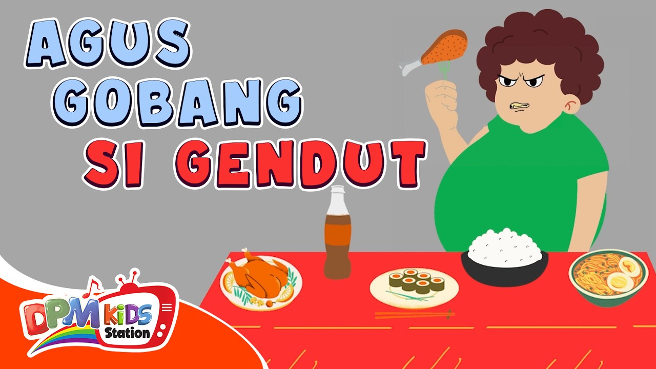AGUS GOBANG - SI GENDUT | NDUT NDU NDUT SI GENDUT ANAK PALING NAKAL | ANIMASI LAGU ANAK INDONESIA
