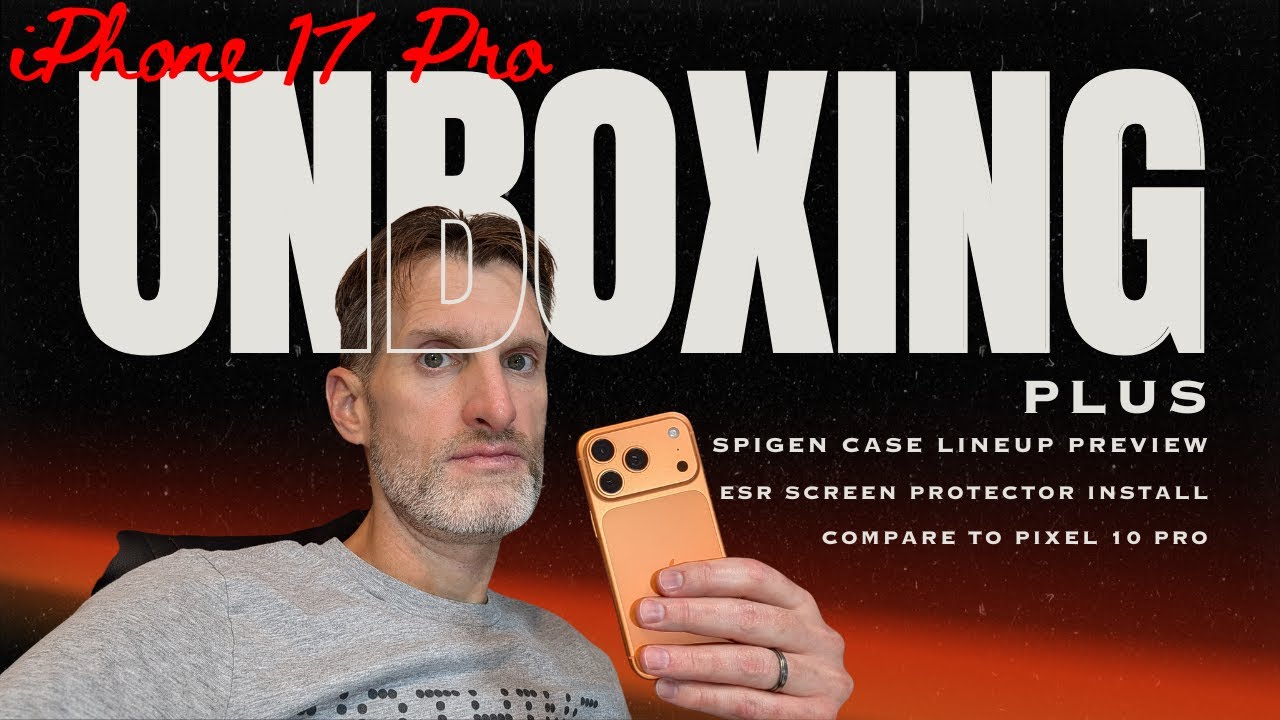 iPhone 17 Pro Unboxing ESR Anti Reflective Screen Protector, Spigen Liquid Air, Nano Pop & Silicone