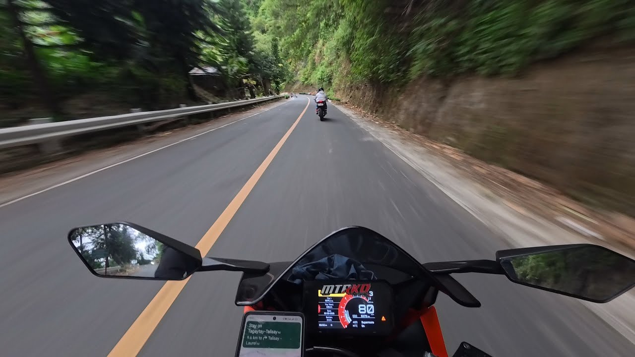 Sampaloc-Talisay Twisties on a KTM RC390