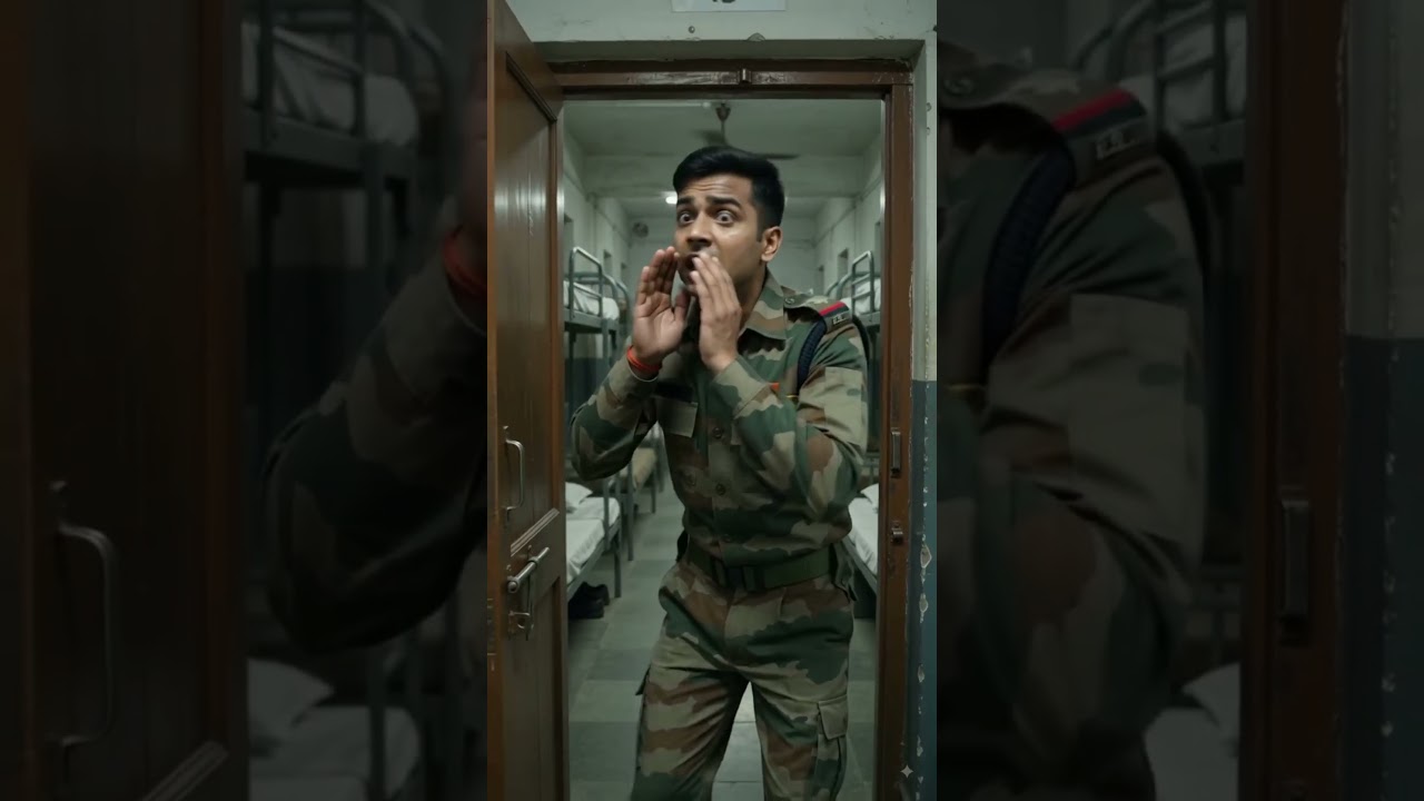 &ldquo;Ab tumhe kya saza du?&rdquo; Rahul ne bola&mdash;&ldquo;Sir, meri Instagram aur YouTube !&rdquo; 🤣FaujiComedy #ArmyComedy