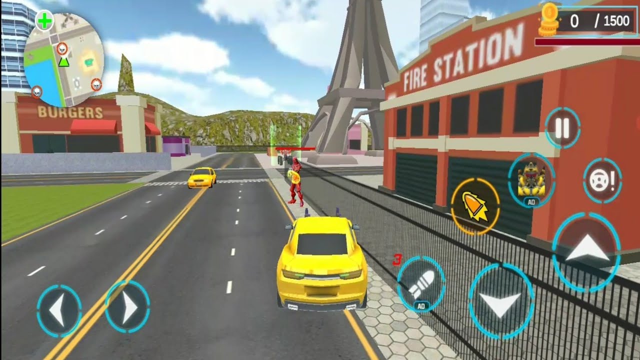 Grand Robot Car Transformation 3D level 1 & 2