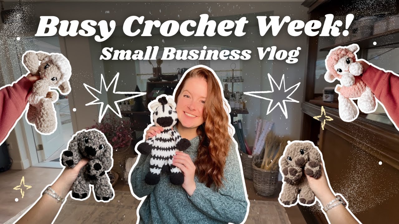 Busy Crochet Week | Etsy Orders, Subscriptions, & Pattern Testing
