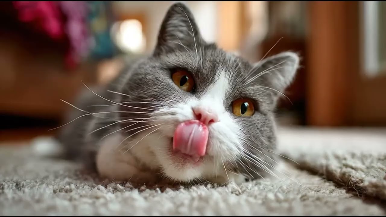 Playlist(cat purring) - Relaxing Moments with a Purring Cat 🐾💚