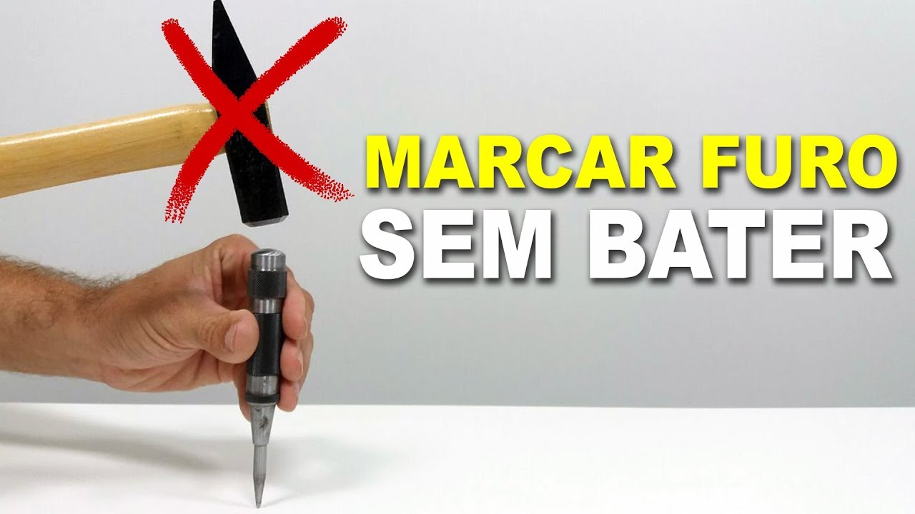 PUNÇÃO de centro AUTOMÁTICO! Ferramenta incrível