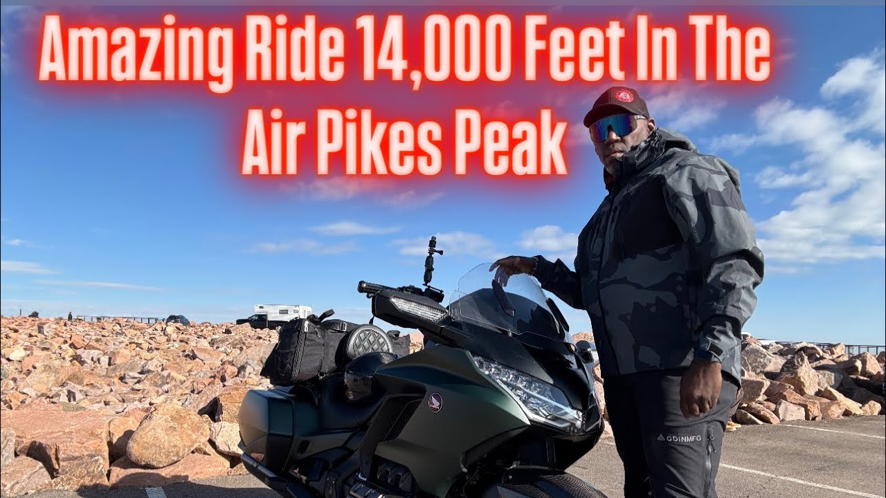 Amazing Ride 14,000 Feet In The Air Pikes Peak. #goldwing #hondagoldwing