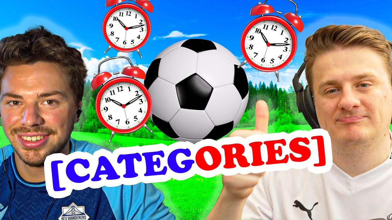 INSANE Football Categories Trivia vs @LukePingu