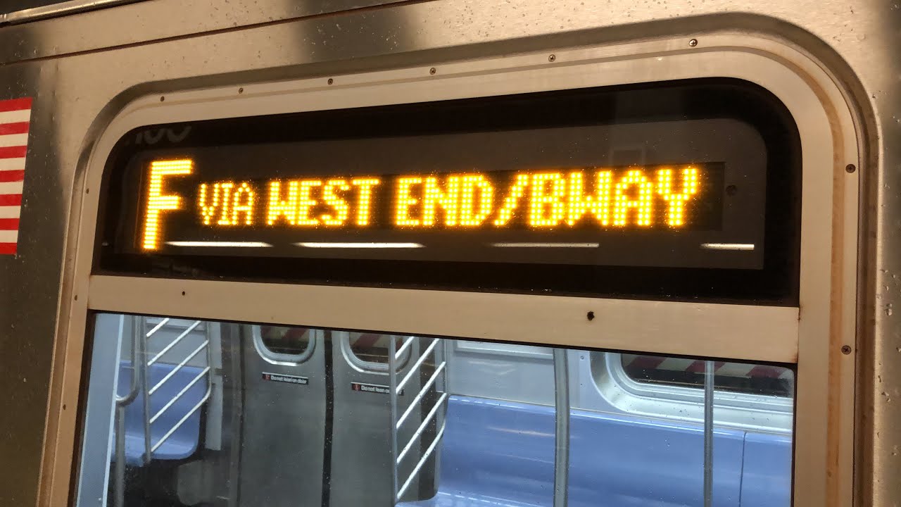 Via the Broadway Line: R160A F Train Ride from Stillwell Avenue to Jamaica-179th Street via West End