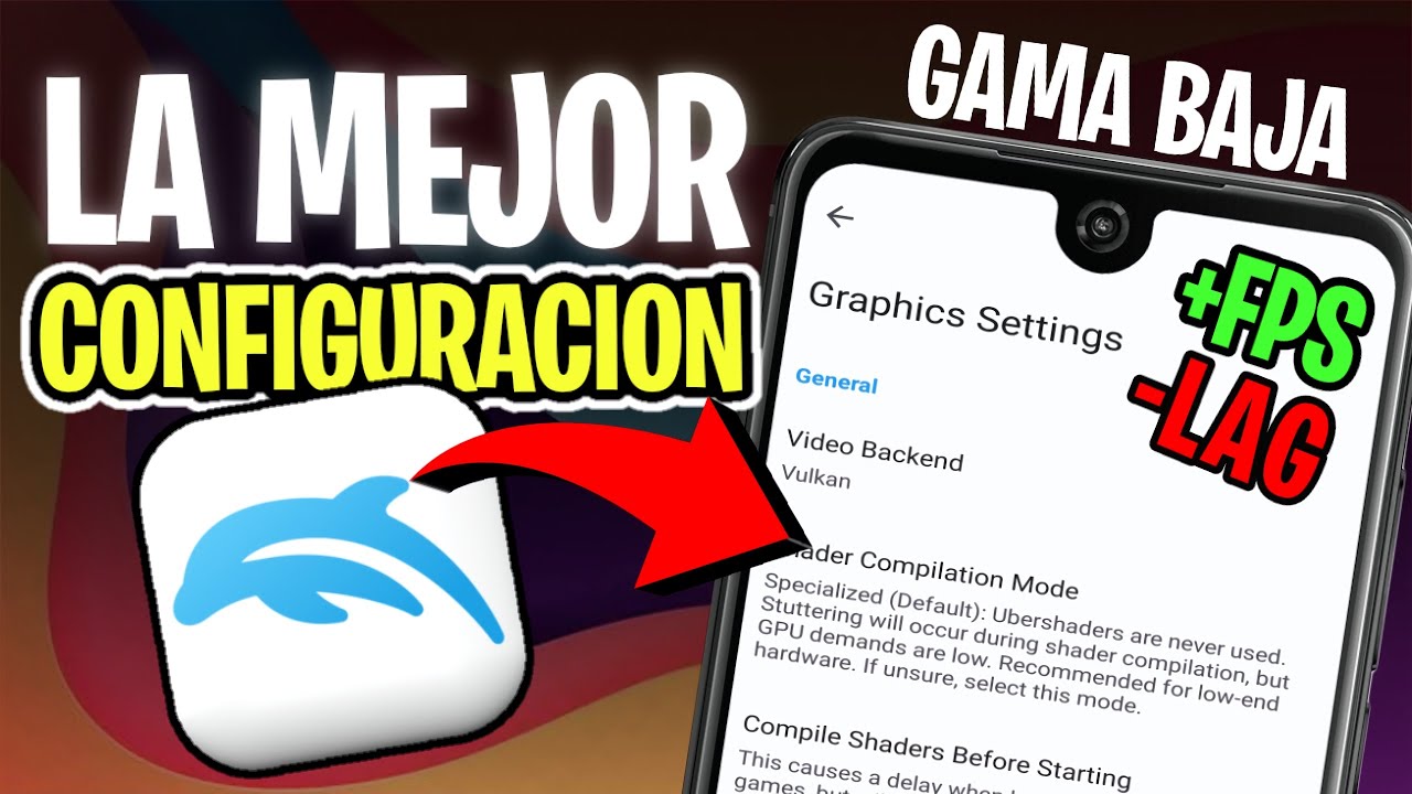 🚀¡Esta es la MEJOR CONFIGURACIÓN de Dolphin para Teléfono GAMA BAJA en 2025!🤫