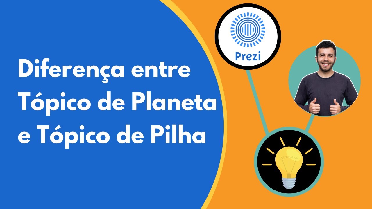 Tutorial PREZI - Qual a diferença entre Tópico de Planeta e Tópico de Pilha?