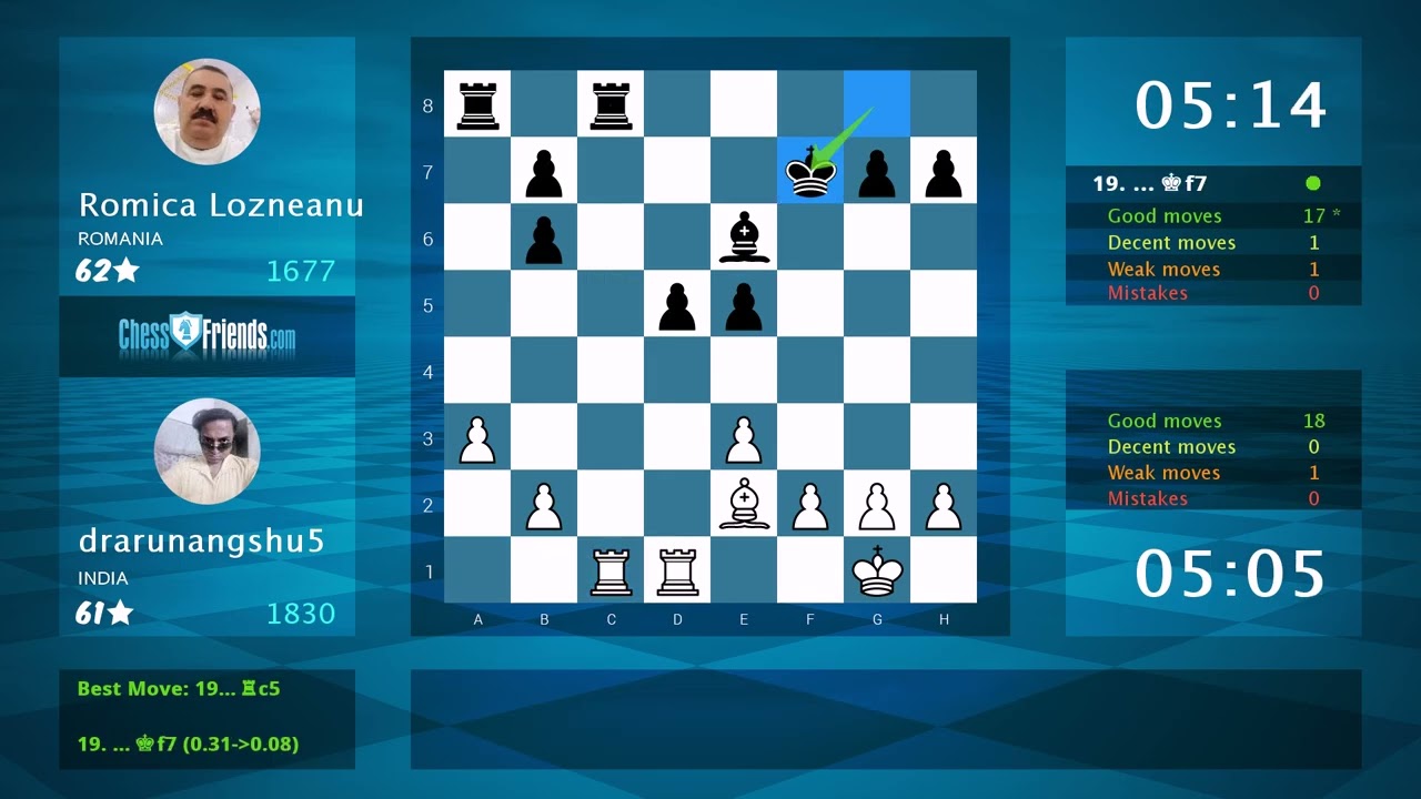 Romania 🇷🇴 Chess Grandmaster, Lost Match Convert to Win🏆after 39 moves endgame, 😄✌️💪🕺👌