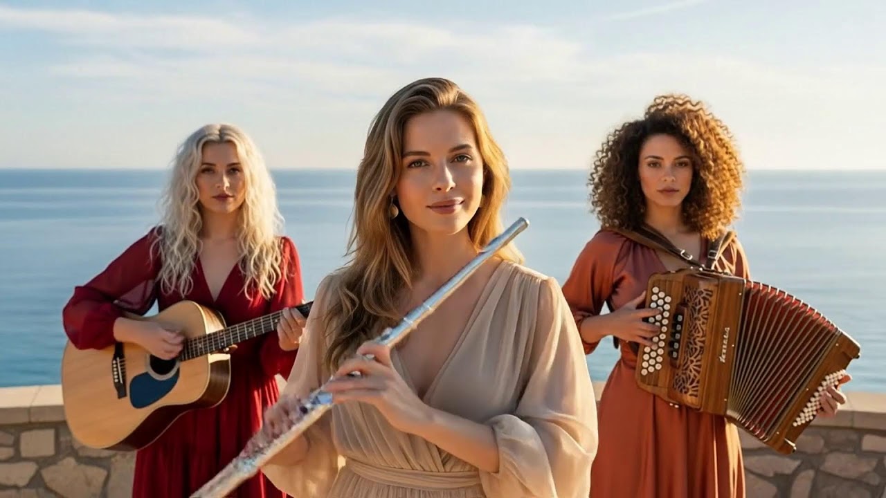 Twilight Over the Spanish Hills | Cinematic Flamenco Guitar, Sax, Accordion & Flute