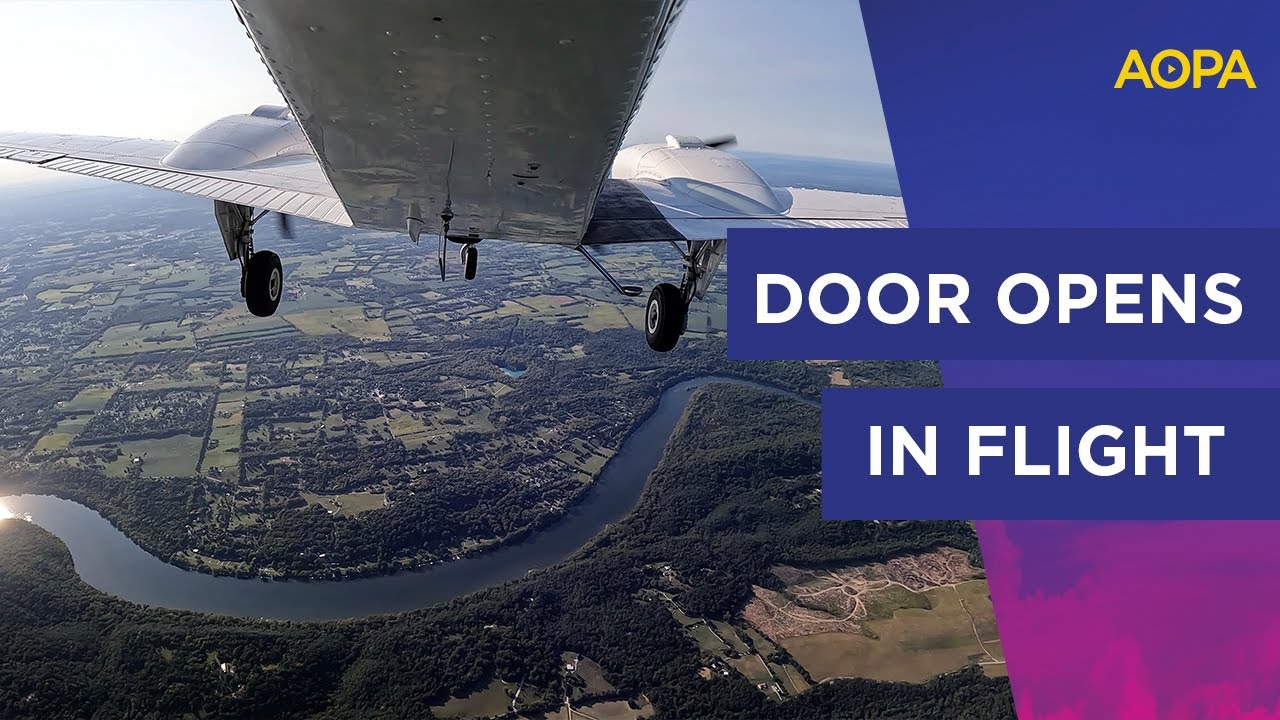Don't Panic! How to handle a door opening in flight