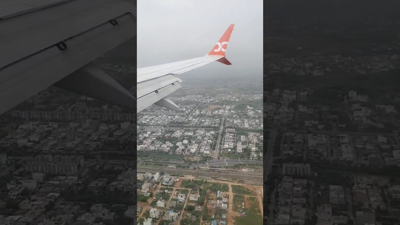Jaipur Airport Landing 🛬 Time