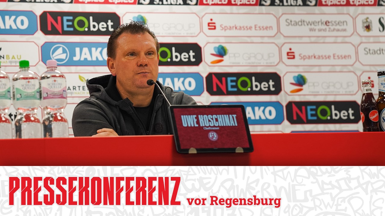 Pressekonferenz vor SSV Jahn Regensburg | 24. Spieltag | #immeRWEiter #nurderrwe