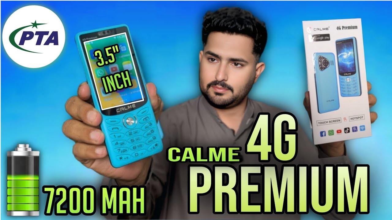 Calme 4G Premium Unboxing | Calme 4G Premium 7200Mah Big Battery 3.5