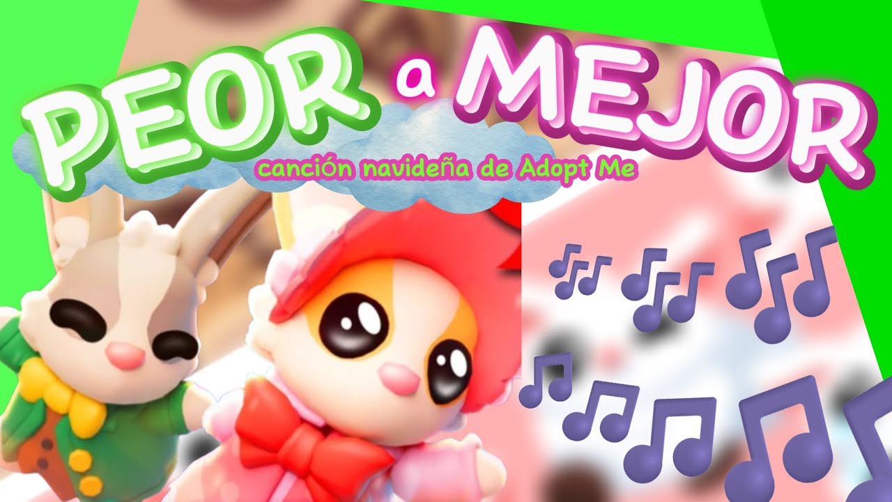 ¡De la PEOR a la MEJOR canción navideña en ADOPT ME! 🎁❄️
