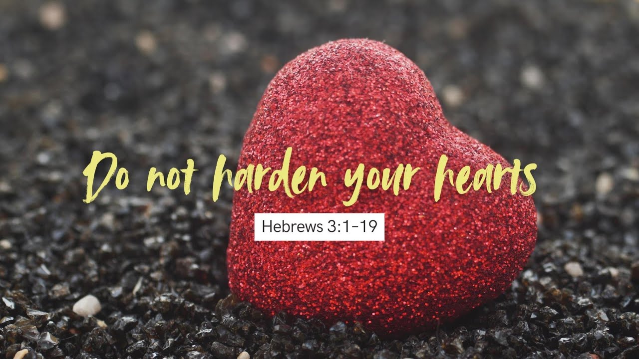 DO NOT HARDEN YOUR HEARTS - Hebrews 3:1–19