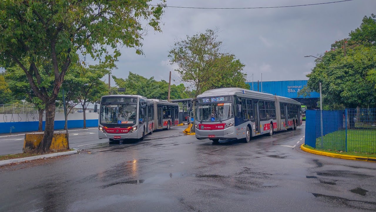 Terminal Santo Amaro (Zona Sul) Movimentação de Ônibus