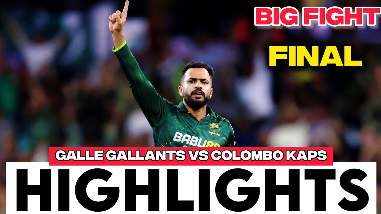 Galle Gallants Vs Colombo Kaps LPL Match Highlights 2026 | GG vs KC LPL Highlights 2026