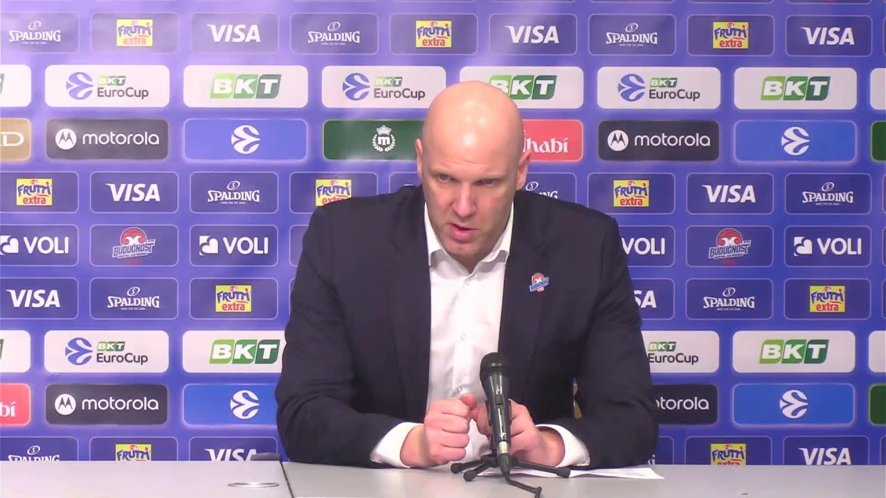 Press conference Budućnost Voli - Cluj Napoca