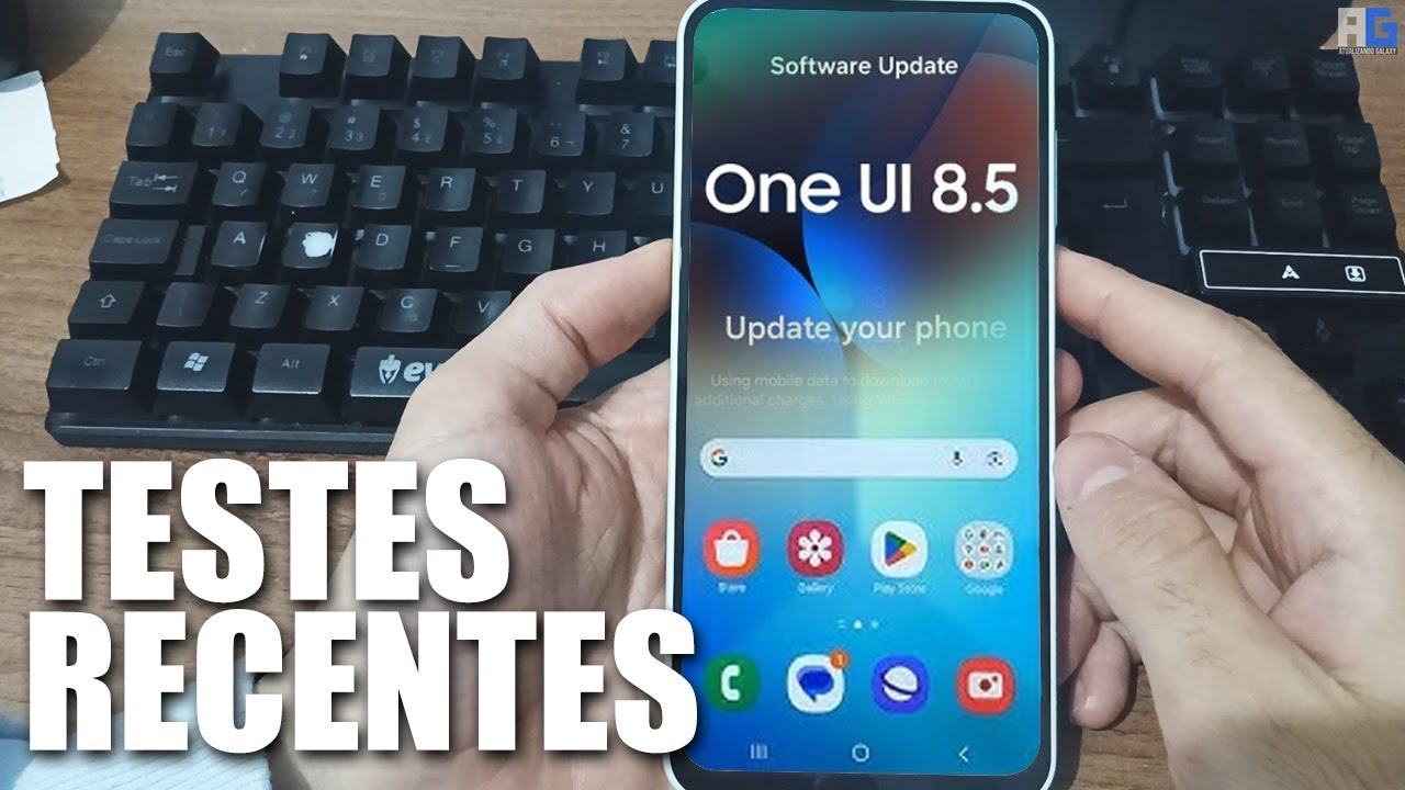 VISTO em TESTES RECENTES!! ONE UI 8.5 no GALAXY A06 4G