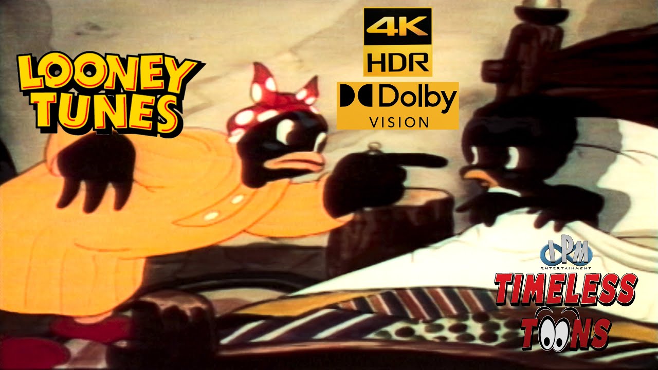 LOONEY TUNES: Early Worm Gets The Bird (1939) [4K HDR Dolby Vision Remastered]