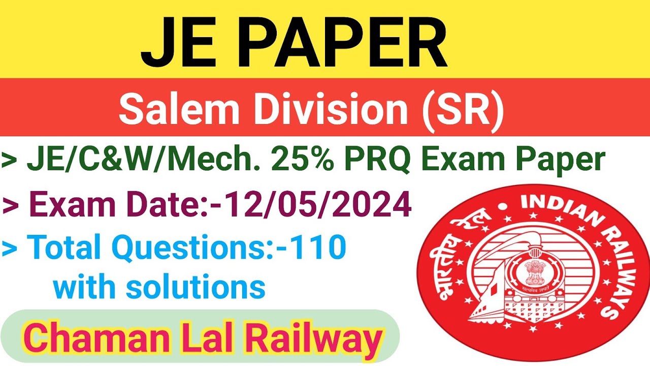 Salem Division(SR) 12/05/2024 JE Paper solution 