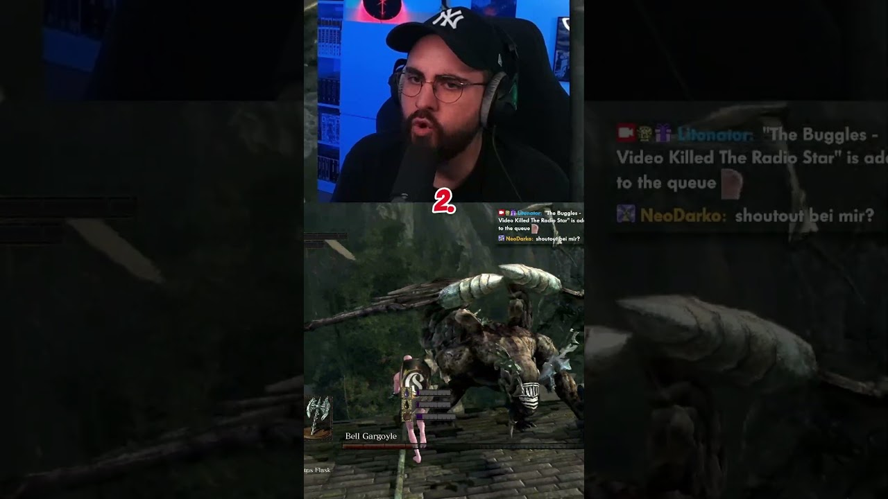 Gargoyles Tailaxe Infight Strat #speedrun #gaming #darksouls #twitch #twitchde #fromsoftware