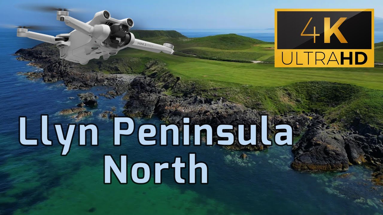 Yr Eifl, Trwyn Porth Dinllaen and Traeth Penllech - Llyn Peninsula, North Wales - Drone 4K