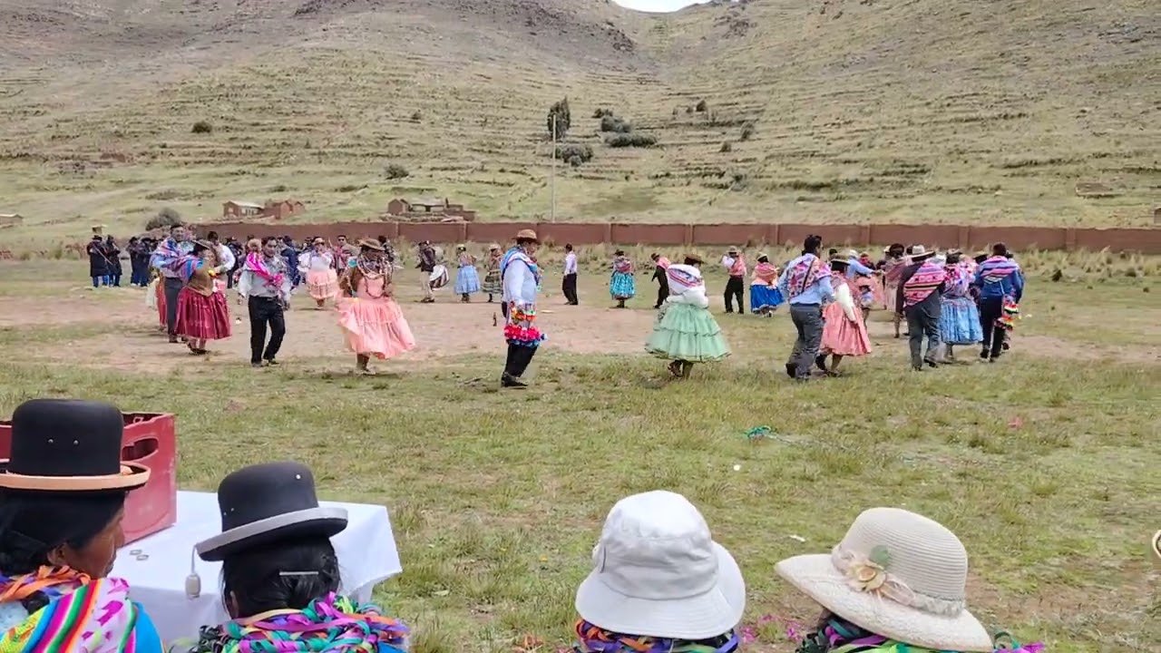 Ancomarca 21 de febrero de 2026, alferados Melisario Tipula, Eddy Andres y sus esposas 