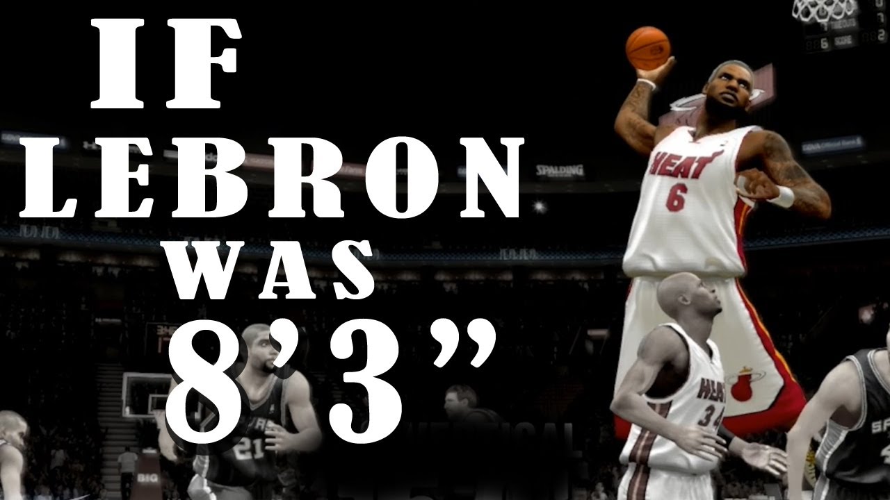 IF Lebron Was 8+ Feet Tall 2K 2K13 - Spurs vs Heat