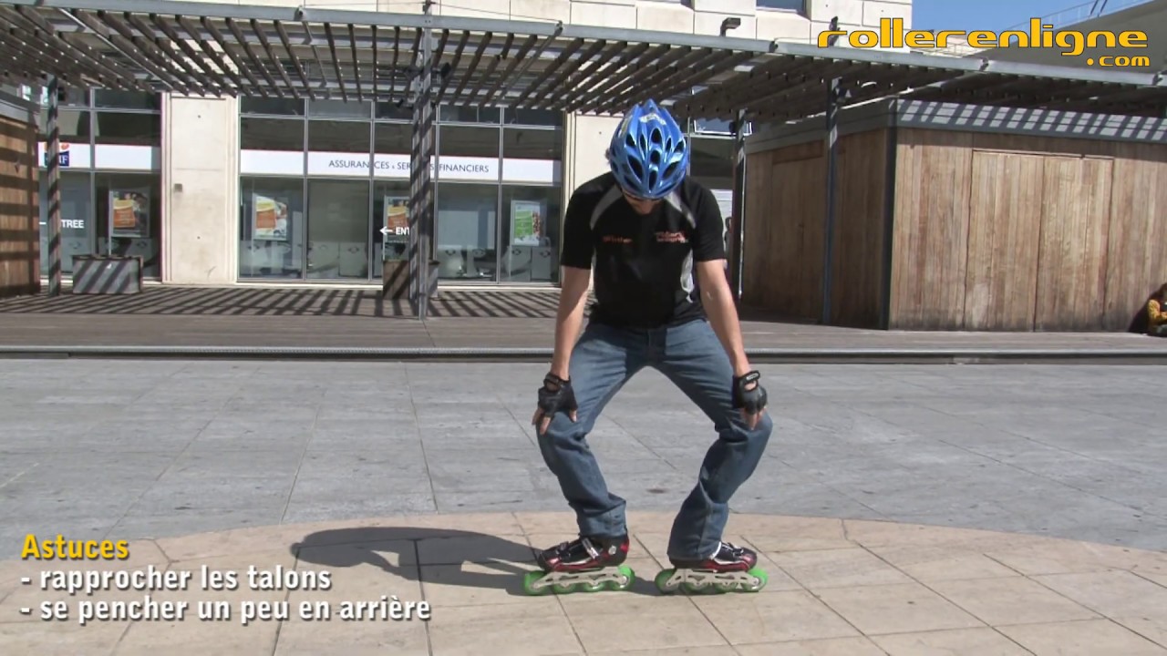 Apprendre à passer d'avant en arrière en roller en faisant l'aigle