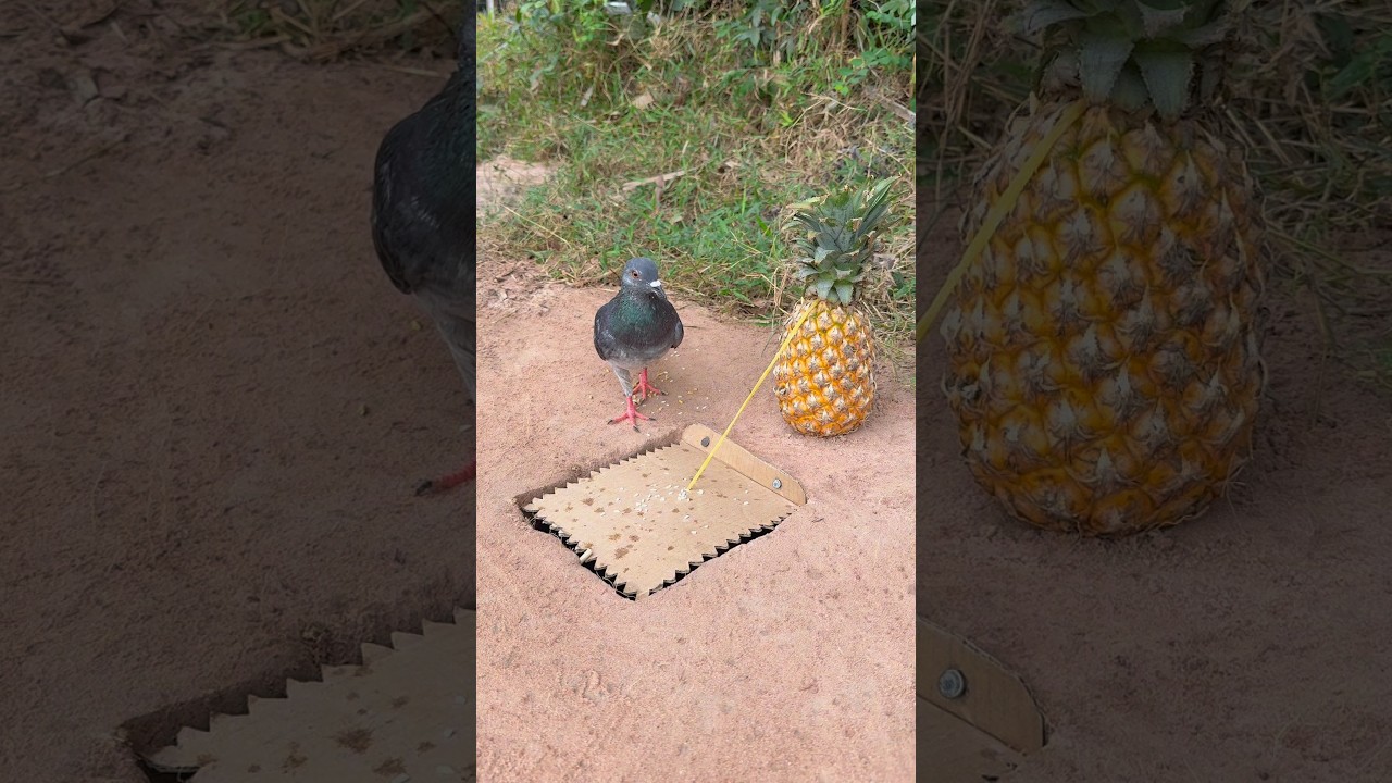 Technique Creative Bird Trap Using Paper #youtubeshorts