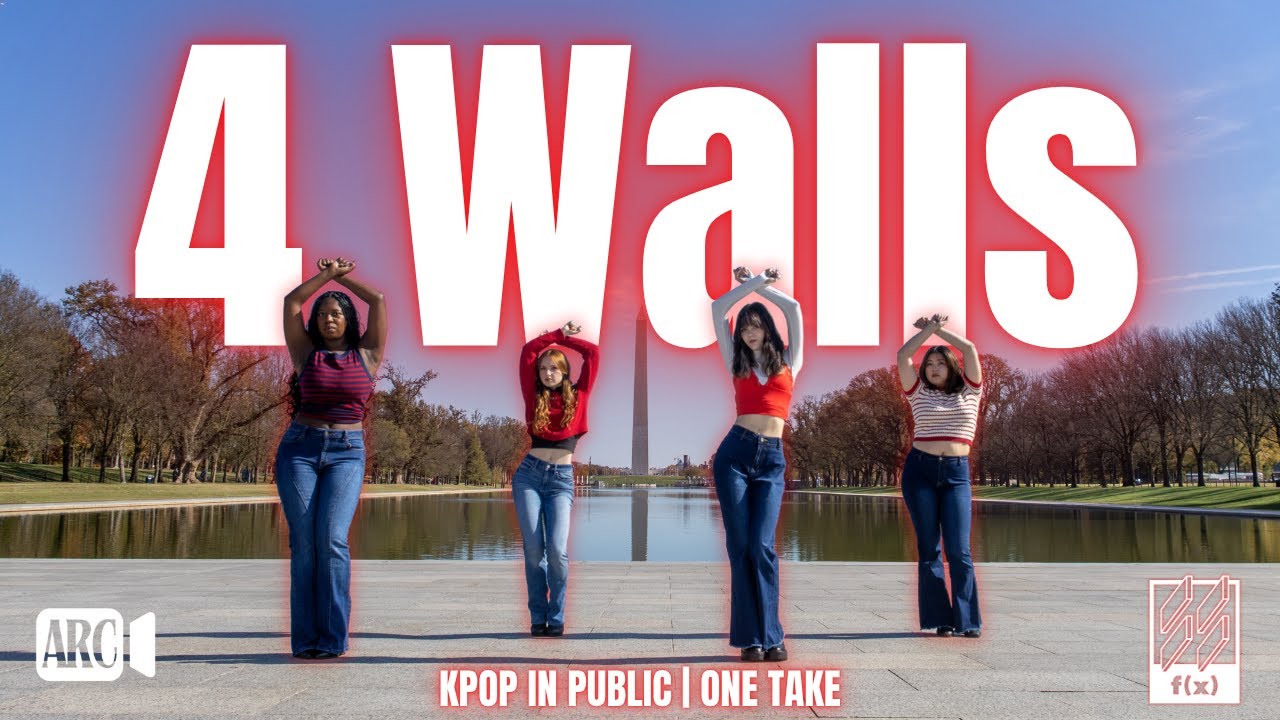 [KPOP IN PUBLIC | ONE TAKE] f(x) (에프엑스) _ 4 Walls Dance Cover | Archive in Washington D.C.