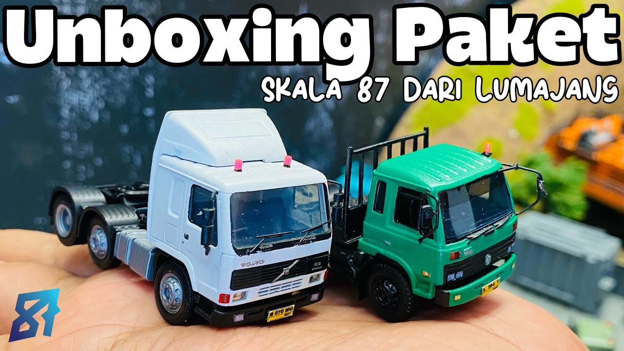 Распаковка набора миниатюрных грузовиков Volvo и Nissan #volvotrucks #nissantrucks #hoscale #mini...