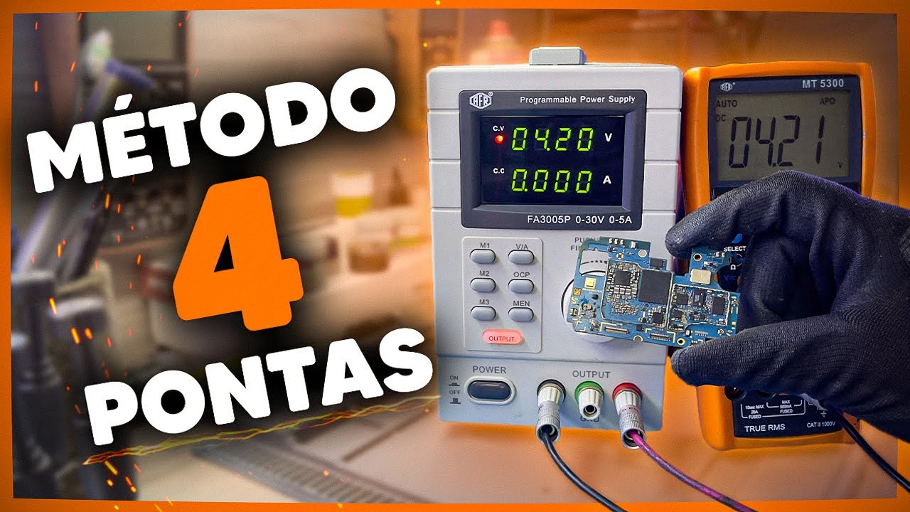 Melhor Método Para Encontrar Curtos Que Não Aquecem no Conserto de Celular! (4 Pontas Kelvin)