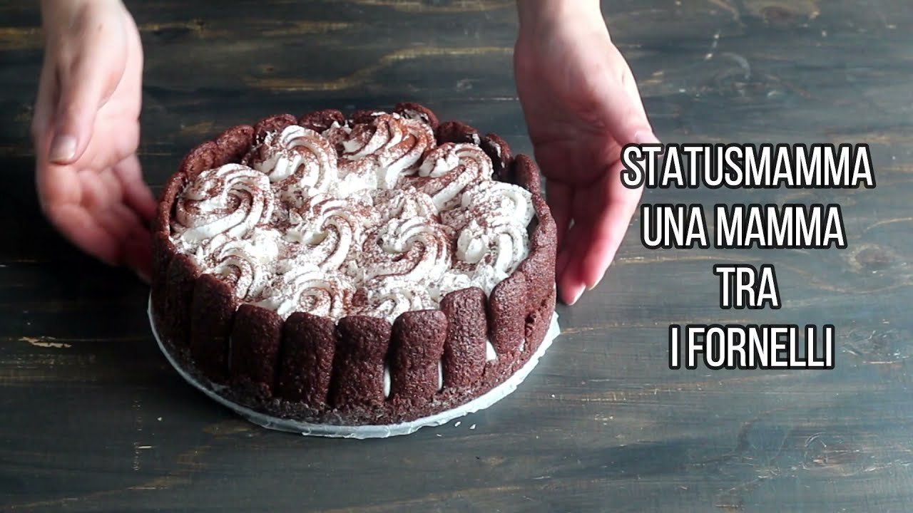 Torta fredda ricotta e yogurt con pavesini al cacao cremosa senza cottura