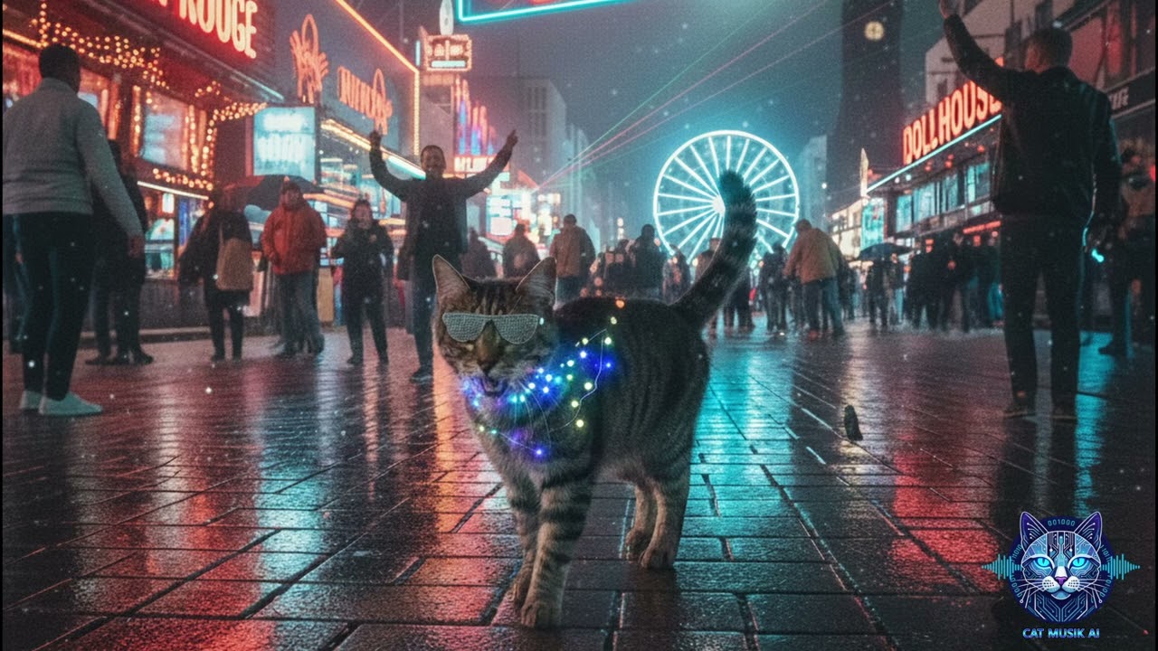 St  Pauli Katze  - Neon Queen