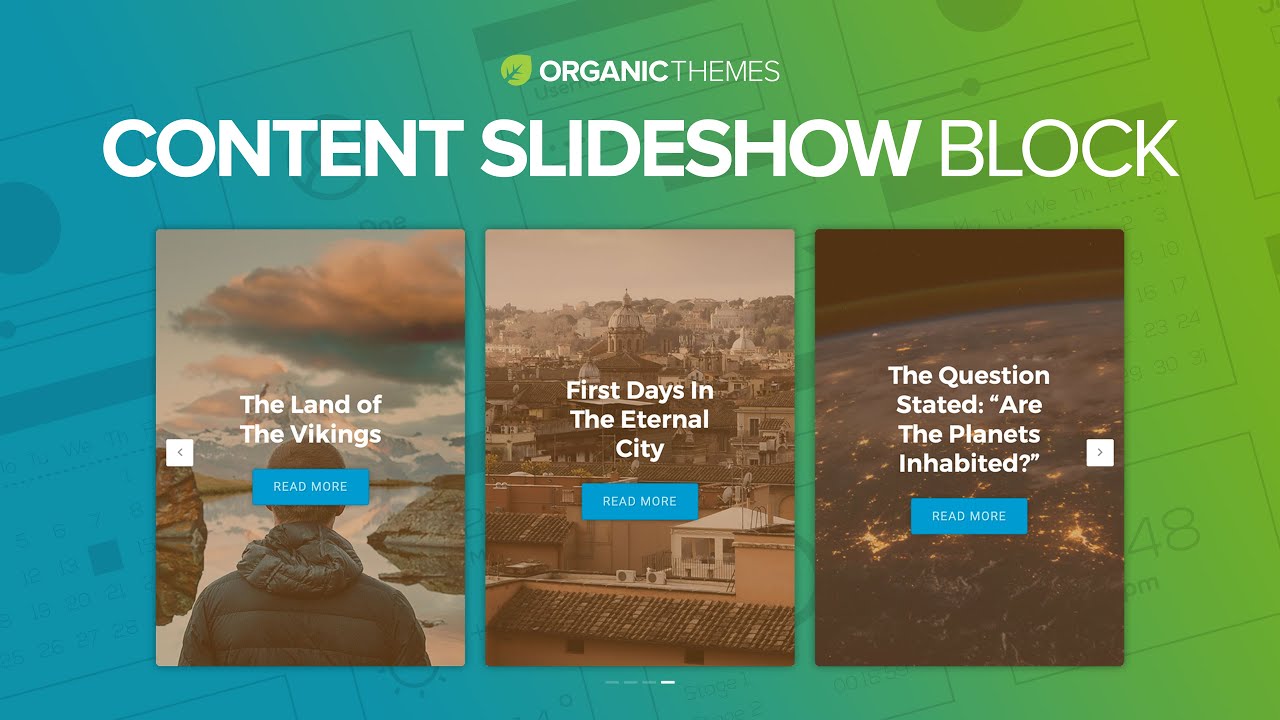 How To Add A Content Slideshow To Any WordPress Page Using The Content Slideshow Block