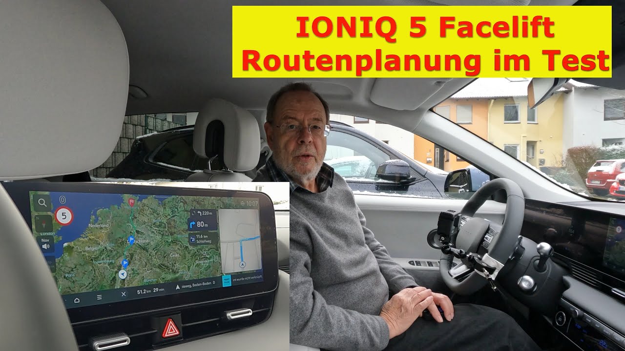 IONIQ 5 Facelift Routenplanung im Test