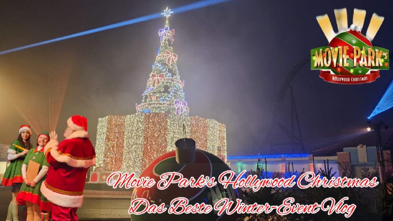 Movie Park's Hollywood Christmas - Das Beste Winter-Event - Movie Park Wintersaison - Vlog