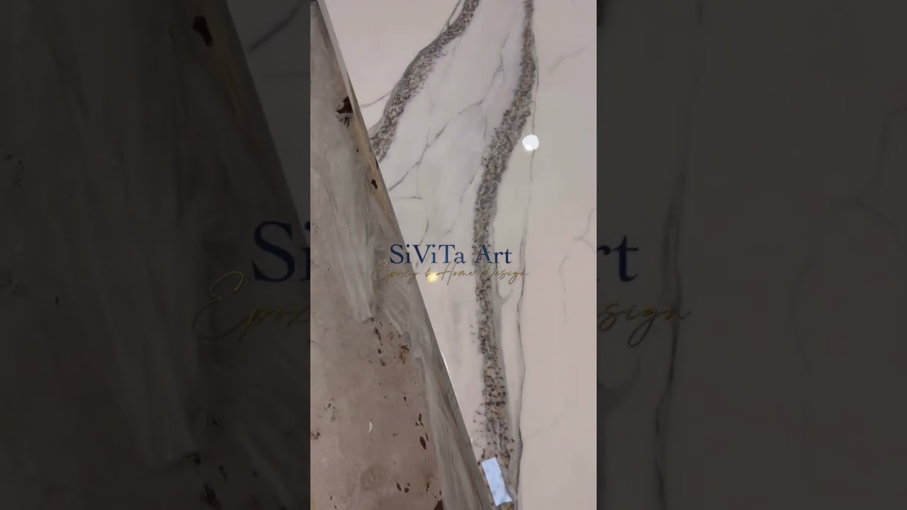 Huge Epoxy Wall #epoxycountertops #resinart #resinartist #resinartist #table